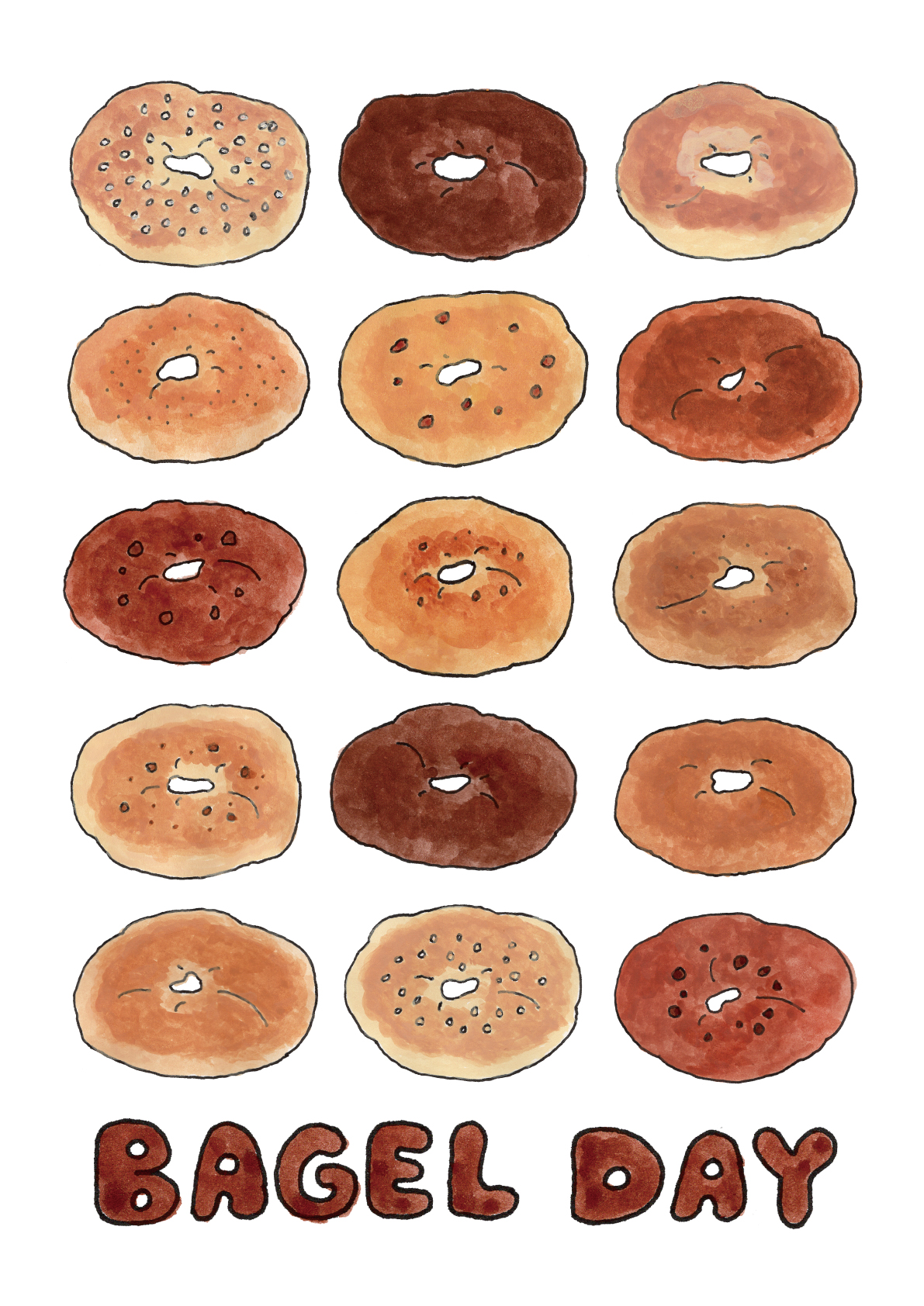 BAGEL DAY Poster